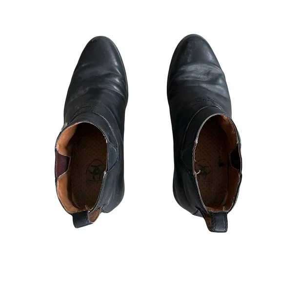 Ariat Dixon Wester black leather ankle boots - Picture 4 of 8